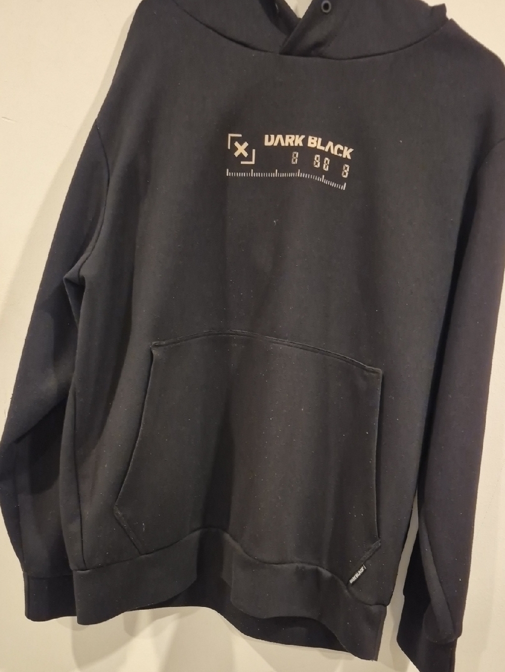 Men's Black Hoodie Cardigan - Size M